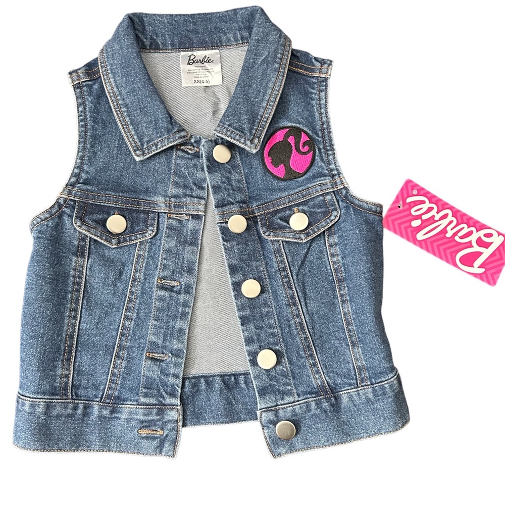 Barbie denim vest kids 4-5